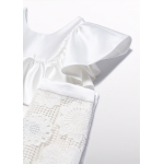 Abel and Lula Σετ παντελόνι culotte γκιπούρ Κρεμ 26-05212-010