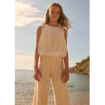 Abel and Lula Σετ παντελόνι παγιέτες Σαμπάνια 26-05214-002