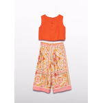 Abel and Lula Σετ culotte στάμπα Πορτοκαλί 26-05215-006