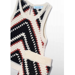 Abel and Lula Σετ παντελόνι μακρύ πλεκτό Κρεμ-Μαύρο 26-05216-006