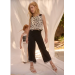 Abel and Lula Σετ culotte συνδυασμένο Κρεμ-Μαύρο 26-05217-006