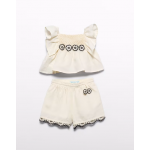 Abel and Lula Σετ πλεκτό Κρεμ 26-05271-004