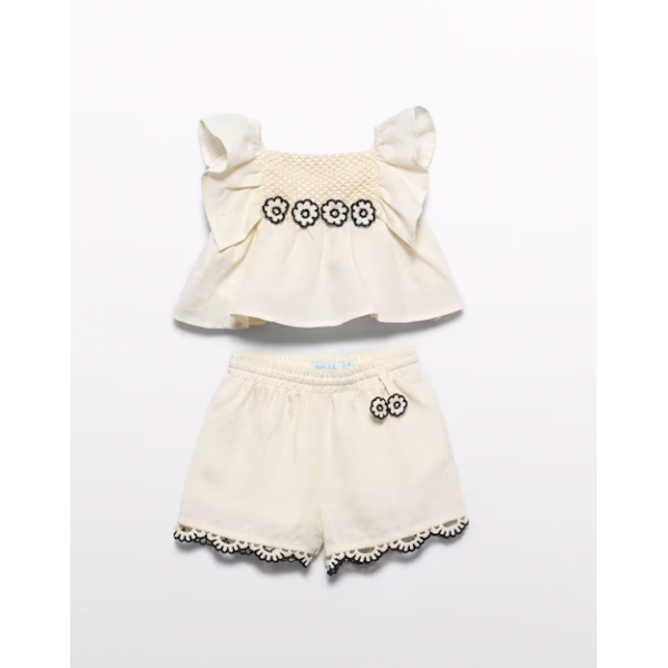 Abel and Lula Σετ πλεκτό Κρεμ 26-05271-004