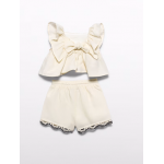 Abel and Lula Σετ πλεκτό Κρεμ 26-05271-004