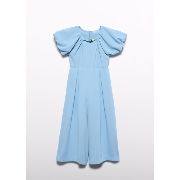 Abel and Lula Ολόσωμη φόρμα κρεπ Γαλάζιο 26-05275-077
