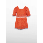 Abel and Lula Σετ βερμούδα γκιπούρ Πορτοκαλί 26-05281-006