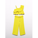 Abel and Lula Σετ παντελονι μακρυ κρεπ Limoncello 26-05283-027