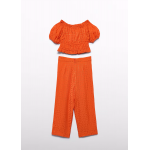 Abel and Lula Σετ παντελόνι ζακάρ Πορτοκαλί  26-05286-006