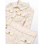 Abel and Lula Κοστούμι παντελόνι culotte γκιπούρ Κρεμ 26-05288-004