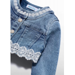 Abel and Lula Τζιν τζάκετ γκιπούρ Tejano Bleached 26-05302-035