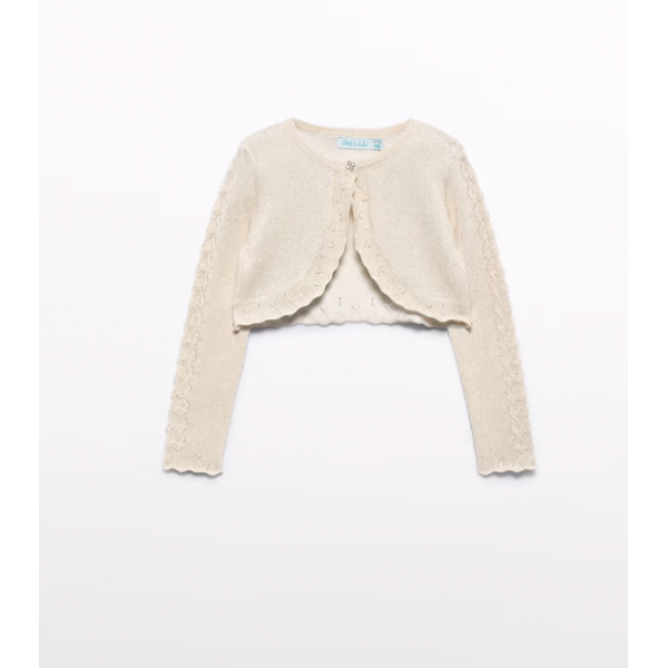 Abel and Lula Μπολερό Πλεκτό Σαμπάνια 26-05304-044