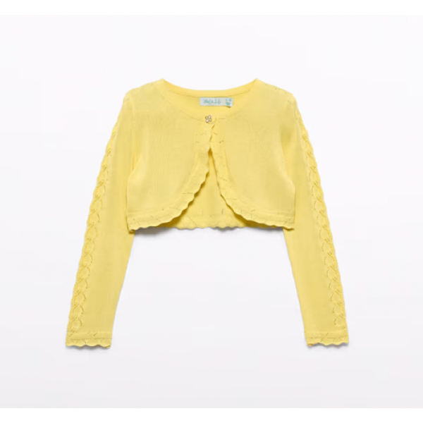 Abel and Lula Μπολερό Πλεκτό Κίτρινο 26-05304-046