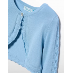 Abel and Lula Μπολερό Πλεκτό Γαλάζιο 26-05304-047