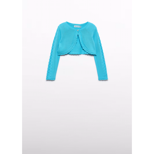 Abel and Lula Μπολερό Πλεκτό Τιρκουάζ 26-05304-050