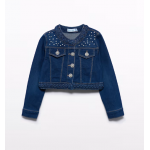 Abel and Lula Τζιν τζάκετ πέρλες Μπλε 26-05307-036