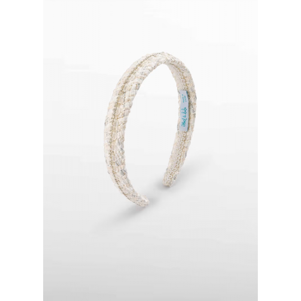 Abel and Lula Στέκα tweed Κρεμ 26-05471-010