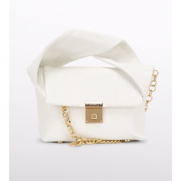 Abel and Lula Τσαντάκι με υφή λάμψης Κρεμ 26-05481-003