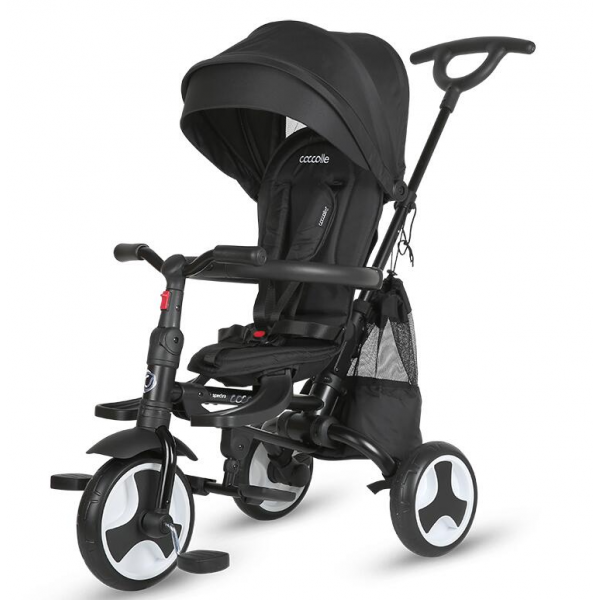 Coccolle Τρίκυκλο Αναδιπλούμενο Ποδήλατο Spectra Plus Jet Black 325013560