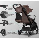 Coccolle Καρότσι Arella Coffee Brown 326033143 Coccolle Καρότσι Arella Coffee Brown 326033143