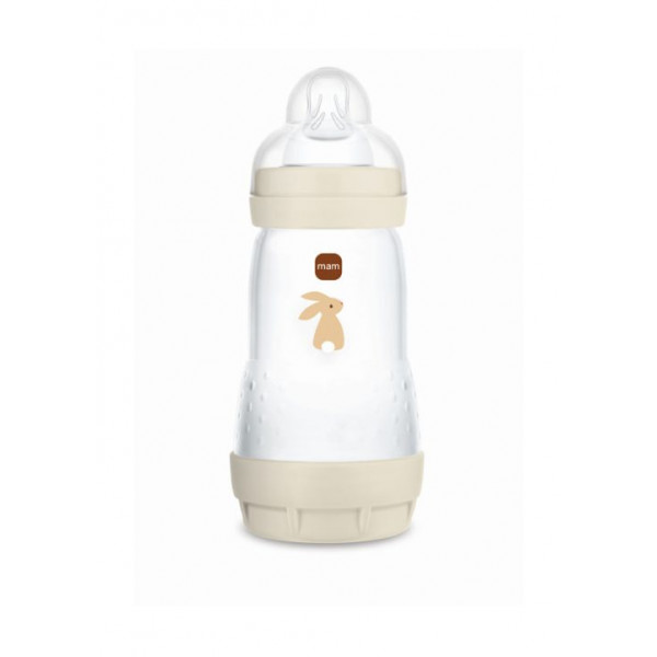 MAM Μπιμπερό Easy Start™ Anti-Colic 260ml 2m+ Κρεμ 351SU1c