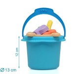 Kiokids Σετ Κουβαδάκια Παραλίας Mini Soft BLUE 6τμχ 3668 Kiokids Σετ Κουβαδάκια Παραλίας Mini Soft BLUE 6τμχ 3668
