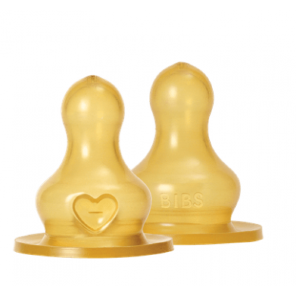 Bibs Θηλες Μπιμπερο 2τμχ Slow Flow 5000001