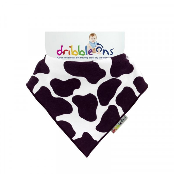 Dribble Ons – Σαλιάρα Μπαντάνα Cow Printr  5060121090859