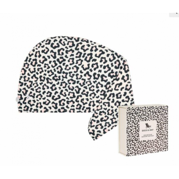 Dock & Bay Πετσέτα μαλλιών Hair Wrap Dashing Leopard 5060668836095