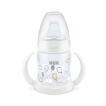 Nuk Εκπαιδευτικό Μπιμπερό με Λαβές First Choice 6-18m+ Μπαλόνια White 743.943