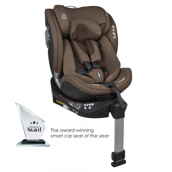 Bebe stars Κάθισμα Αυτοκινήτου Air Touch I-size 360° 40-150cm Coffee 925-182
