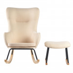 Baby Adventure Κουνιστή Πολυθρόνα Θηλασμού Light Brown BR79236