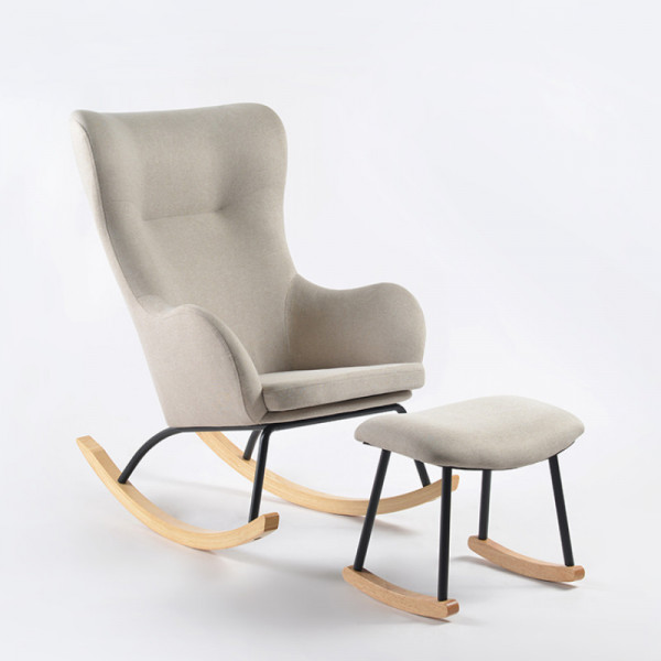 Baby Adventure Κουνιστή Πολυθρόνα Θηλασμού Grey Beige BR79239