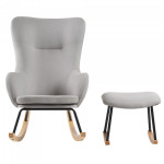 Baby Adventure Κουνιστή Πολυθρόνα Θηλασμού Grey BR79240