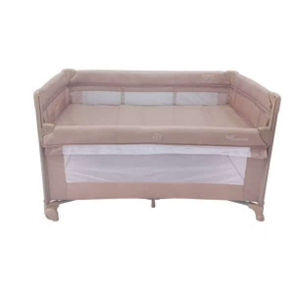 Baby Adventure Παρκοκρέβατο Dream 2 Layer Με Ανοιγόμενη Πλευρά Beige BR79783