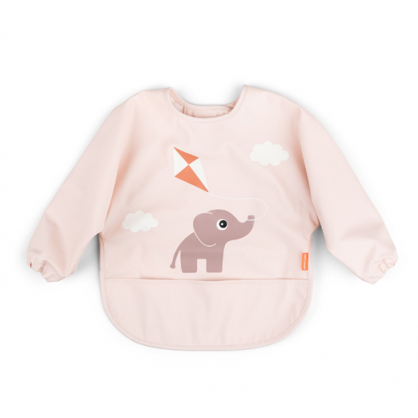 Done by Deer Σαλιάρα με Μακρύ Μανίκι Playground Powder BR79661