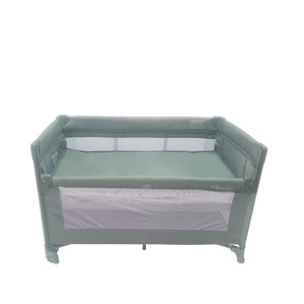 Baby Adventure Παρκοκρέβατο Dream 2 Layer Με Ανοιγόμενη Πλευρά Khaki BR79784