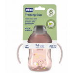 Chicco Εκπαιδευτικό Κύπελλο 6m+ Natural Ροζ F04-06921-15 Chicco Εκπαιδευτικό Κύπελλο 6m+ Natural Ροζ F04-06921-15