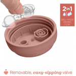 Chicco Εκπαιδευτικό Κύπελλο 6m+ Natural Ροζ F04-06921-15 Chicco Εκπαιδευτικό Κύπελλο 6m+ Natural Ροζ F04-06921-15