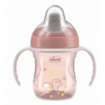 Chicco Εκπαιδευτικό Κύπελλο 6m+ Natural Ροζ F04-06921-15 Chicco Εκπαιδευτικό Κύπελλο 6m+ Natural Ροζ F04-06921-15