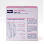 Chicco Αντιβακτηριακά Επιθέματα Στήθους με Κυψελωτή Υφή 60 τμχ  J62-61773-10