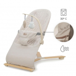 Kinderkraft Ρηλάξ MIMI Wood Beige KBMIMI00WOD0000 Kinderkraft Ρηλάξ MIMI Wood Beige KBMIMI00WOD0000