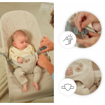 Kinderkraft Ρηλάξ MIMI Wood Beige KBMIMI00WOD0000 Kinderkraft Ρηλάξ MIMI Wood Beige KBMIMI00WOD0000