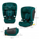 Kinderkraft Κάθισμα Αυτοκινήτου FIX2GO i-Size 76-150cm Green KCFI2GO0GRE0000
