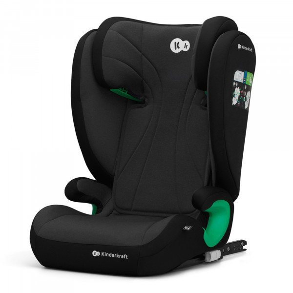 Kinderkraft Κάθισμα Αυτοκινήτου Junior Fix 2 Plus Isofix i-Size 100-150cm Black KCJUFI20BLKPL0N