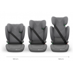 Kinderkraft Κάθισμα Αυτοκινήτου Junior Fix 2 Plus Isofix i-Size 100-150cm Grey KCJUFI20GRYPL0N