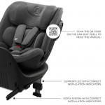 Kinderkraft κάθισμα αυτοκινήτου XRIDER2 i-Size 40-150cm Grey KCXRID02GRY0000