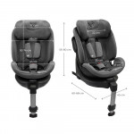 Kinderkraft κάθισμα αυτοκινήτου XRIDER2 i-Size 40-150cm Grey KCXRID02GRY0000