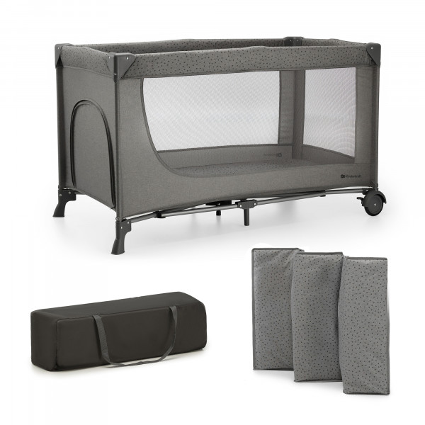 Kinderkraft Παρκοκρέβατο Joy2  3in1 Dark Grey KLJOY02DGR000AC