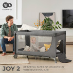 Kinderkraft Παρκοκρέβατο Joy2  3in1 Dark Grey KLJOY02DGR000AC