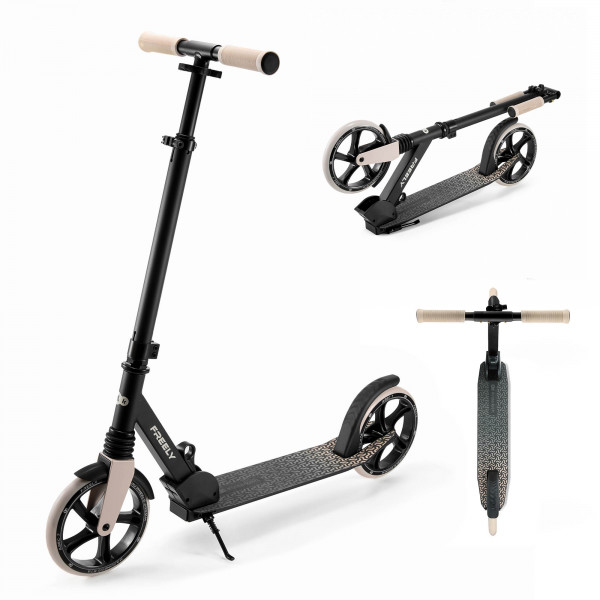 Kinderkraft Πατίνι Δίτροχο Αναδιπλούμενο Kinderkraft FREELY Beige KRFREE00BEG0000